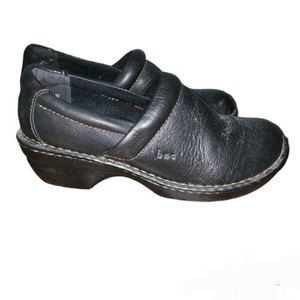 BOC BORN CONCEPT Black Clogs Women’s Sz 9M Peggy  Shoes